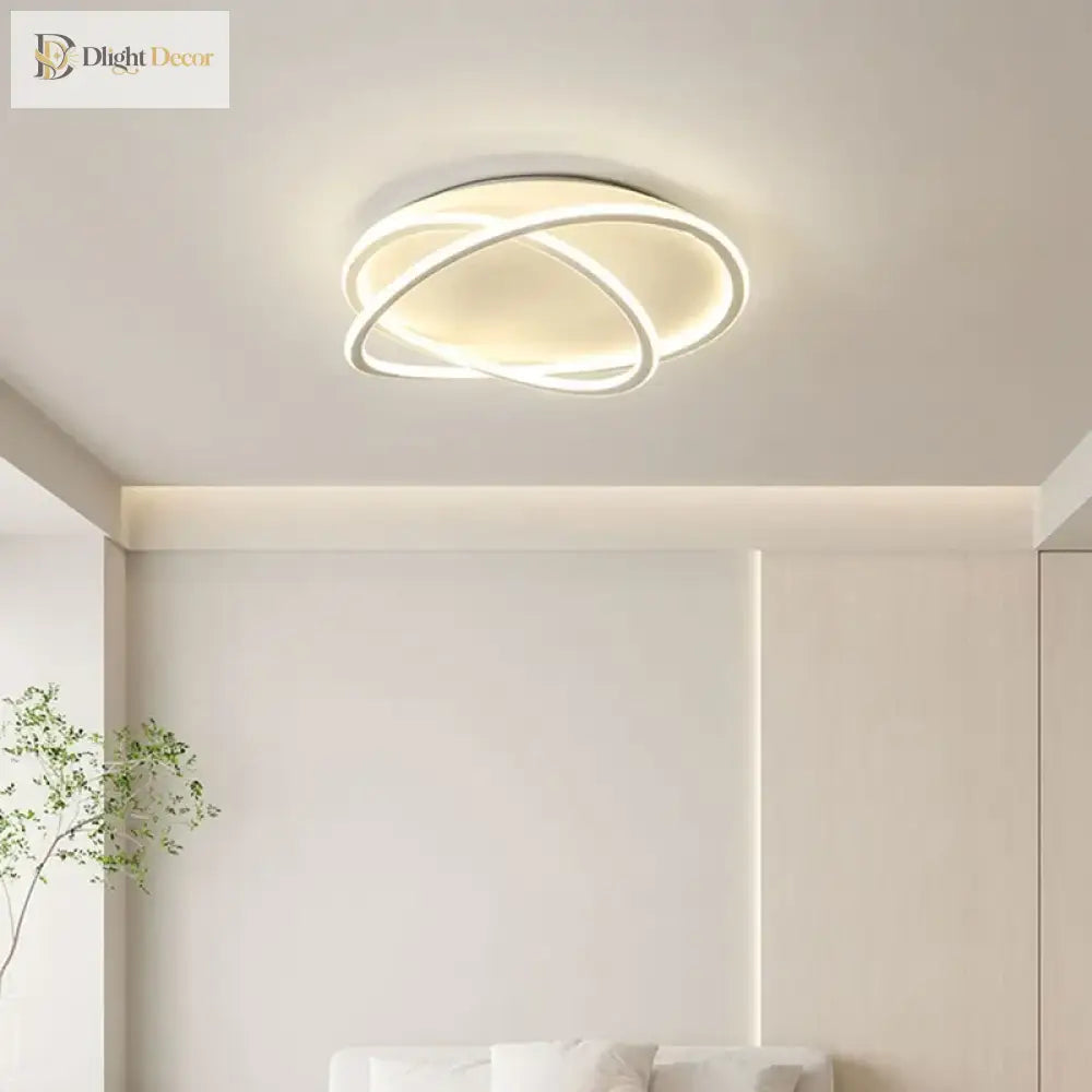 Modern Led Ceiling Lamp - Ideal For Living Dining Room Bedroom Study Restaurant Balcony Elegant