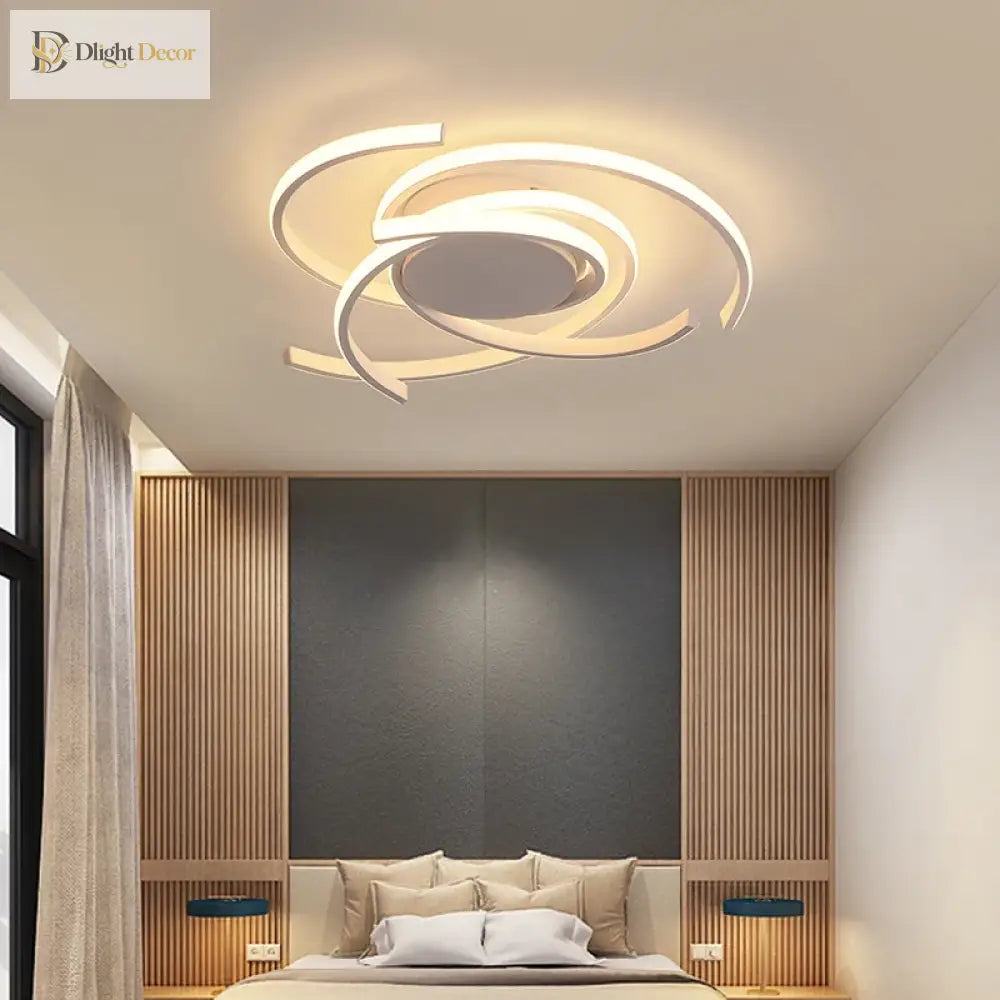 New Led Chandelier - Ideal For Living Room And Bedroom Modern Ceiling Lamp Elegant Lighting Fixture