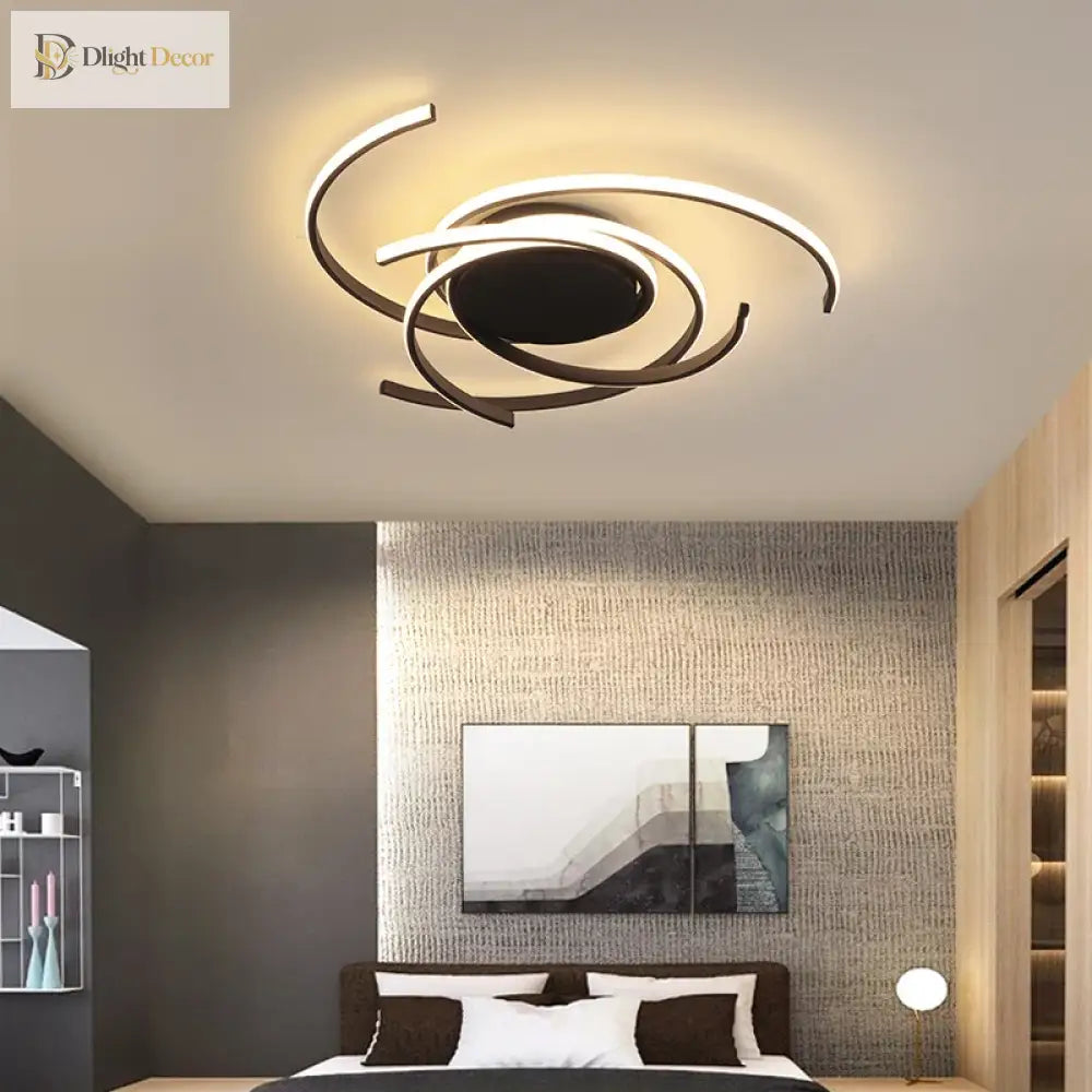 New Led Chandelier - Ideal For Living Room And Bedroom Modern Ceiling Lamp Elegant Lighting Fixture