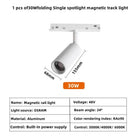 Modern Magnetic Track Lights - Embedded LED Spotlight Downlight 1 pcs 30W Spotlight / Warm light 3000K ceiling light