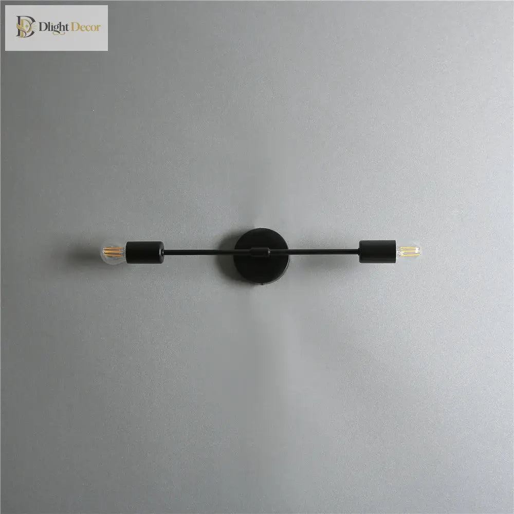 Modern Iron Double Head Wall Lamps - Stylish Led Lights For Aisle Living Room And More Wall Lamp