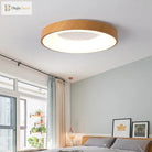 Modern Led Wood Grain Ceiling Lamp - Stylish Room Decoration For Every Space Ceiling Light