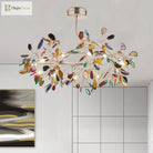 Nordic Colorful Agate Led Ceiling Chandeliers - Illuminate Your Living Dining And Bedroom With