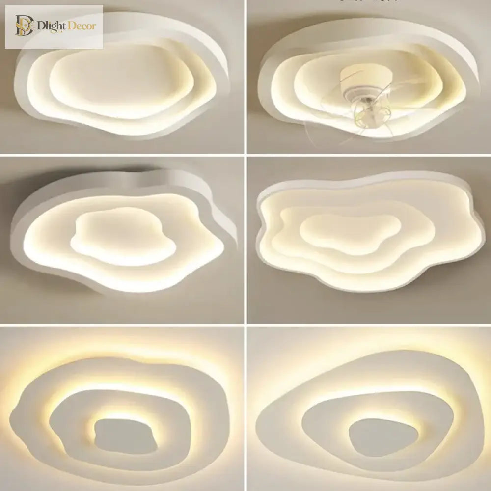 Nordic Led Corrugated Ceiling Lamp - Perfect For Living Dining Room Bedroom Children’s Study And
