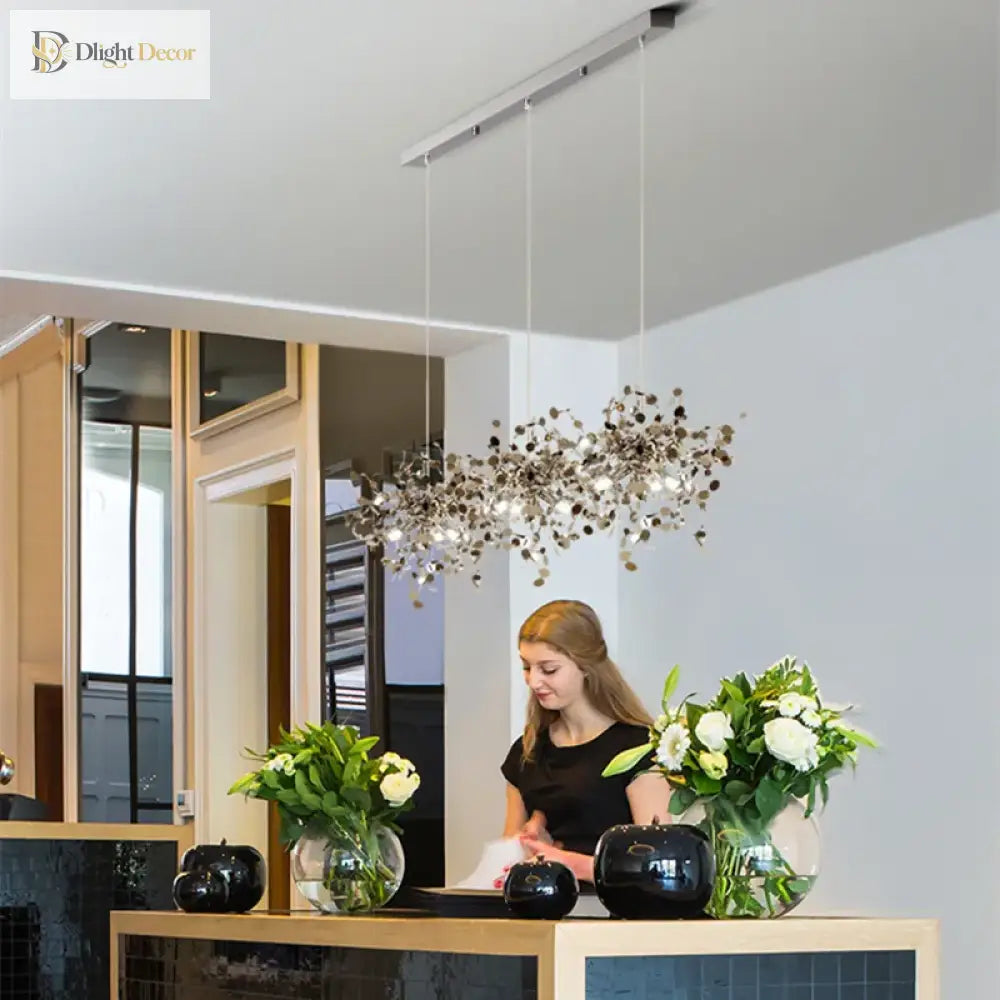 Nordic Simplicity Led Chandelier - Elegant Lighting For Living And Dining Areas Pendant Lights