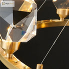 Nordic Led Crystal Pendant Lights - Elegant Chandelier For Living Rooms Bedrooms Kitchens And Home