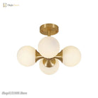 Modern Led Nordic Creative Glass Ball Ceiling Lamps - Magic Bean Bedroom Garnish Fixtures Ceiling