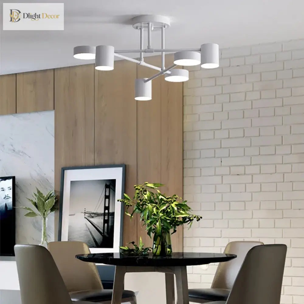 Nordic Led Ceiling Lights - Multiple Lamp Base Options In Black White And Gold Modern Lighting For