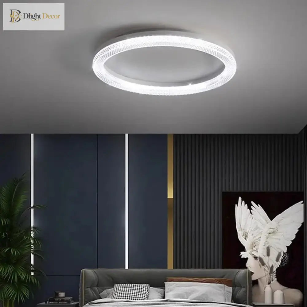 Nordic Gold Ceiling Light - Round/Square Led Lamps Ideal For Study Living Room Dining Luxurious