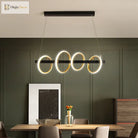 Modern Led Nordic Restaurant Ceiling Chandelier - Industrial Pendant Lamps For Dining Tables Living