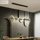 Modern Led Nordic Restaurant Ceiling Chandelier - Industrial Pendant Lamps For Dining Tables Living