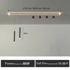 A style L150cm Nordic Linear LED Pendant Ceiling Lamp variants