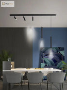 Modern strip LED pendant lamp for kitchen island lighting