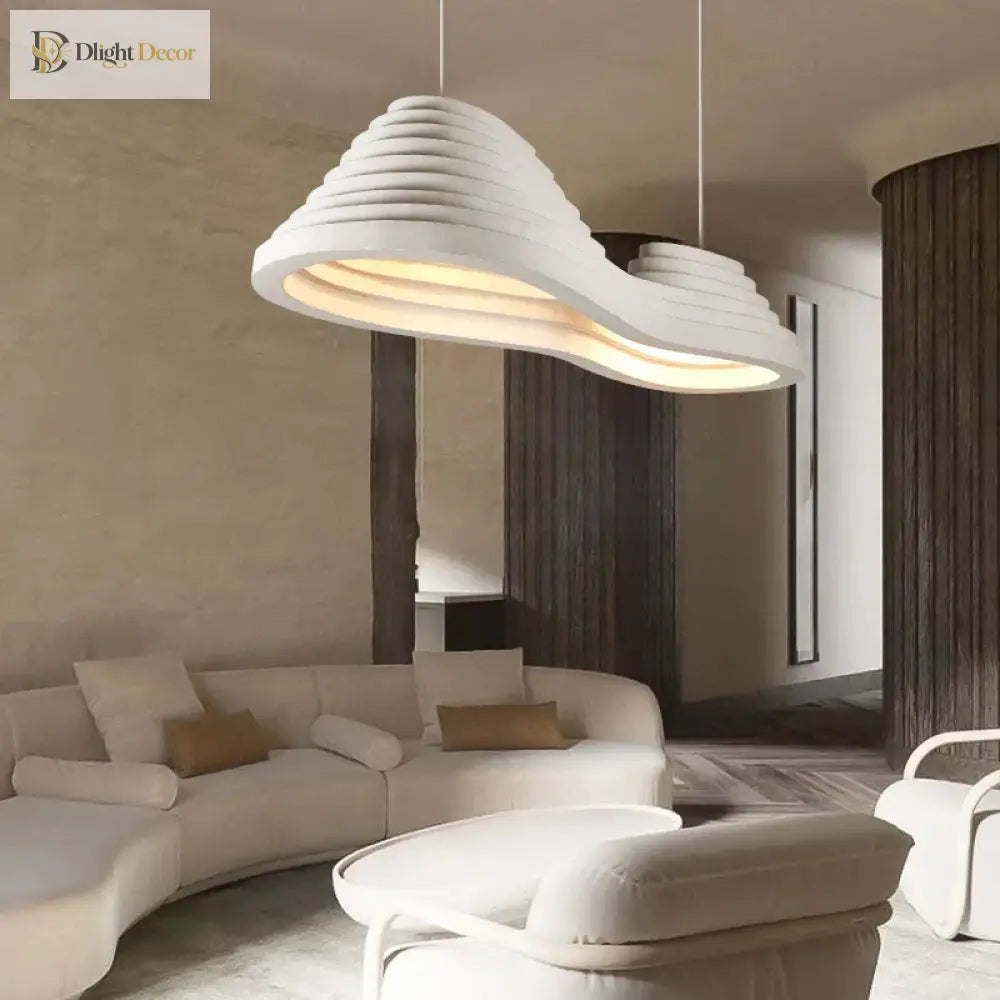 Minimalist Nordic Wabi - Sabi Led Ceiling Chandelier - Perfect For Living Rooms Dining Bedrooms And