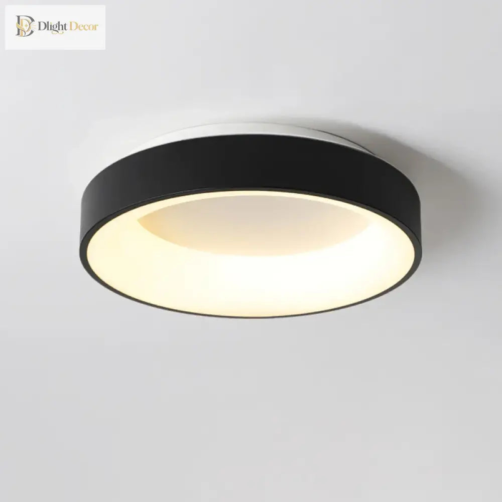 Nordic Led Ceiling Lights - Modern Black Chandeliers With Remote Control For Bedroom And Living