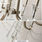 Nordic Style Crystal Chandelier Lighting - Elegance For Your Living Room Ceiling With French