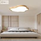 Nordic Led Wooden Ceiling Light - Modern Log Cloud Lamps Ideal For Bedroom Decor Living Room Hall