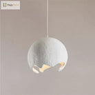 Nordic Wabi Sabi E27 Led Pendant Lights - Japan Restaurant Resin Hanging Lamp For Dining Room Bar