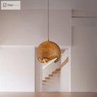 Nordic Wabi Sabi E27 Led Pendant Lights - Japan Restaurant Resin Hanging Lamp For Dining Room Bar