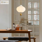 Glass Pumpkin Ceiling Chandeliers - Nordic Elegance For Stairs And Ceilings With Led Illumination