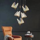 Nordic LED Butterfly Pendant Light for bedroom accent lighting
