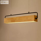 Nordic Wood Pendant Lights - Contemporary Led Lamps For Dining Living Room Kitchen Office Shop Bar