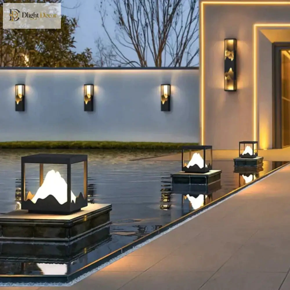 Anaïs’s Waterproof Solar Led Outdoor Light - Chic Garden And Street Lamps Wall