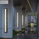 Stylish Waterproof Led Tall Wall Lamp - Illuminate Your Garden Villa And Porch With Elegance Wall