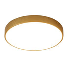 Modern Round Gold Led Ceiling Light - Ultra - Thin 5Cm Surface Mount With Remote Control Ceiling