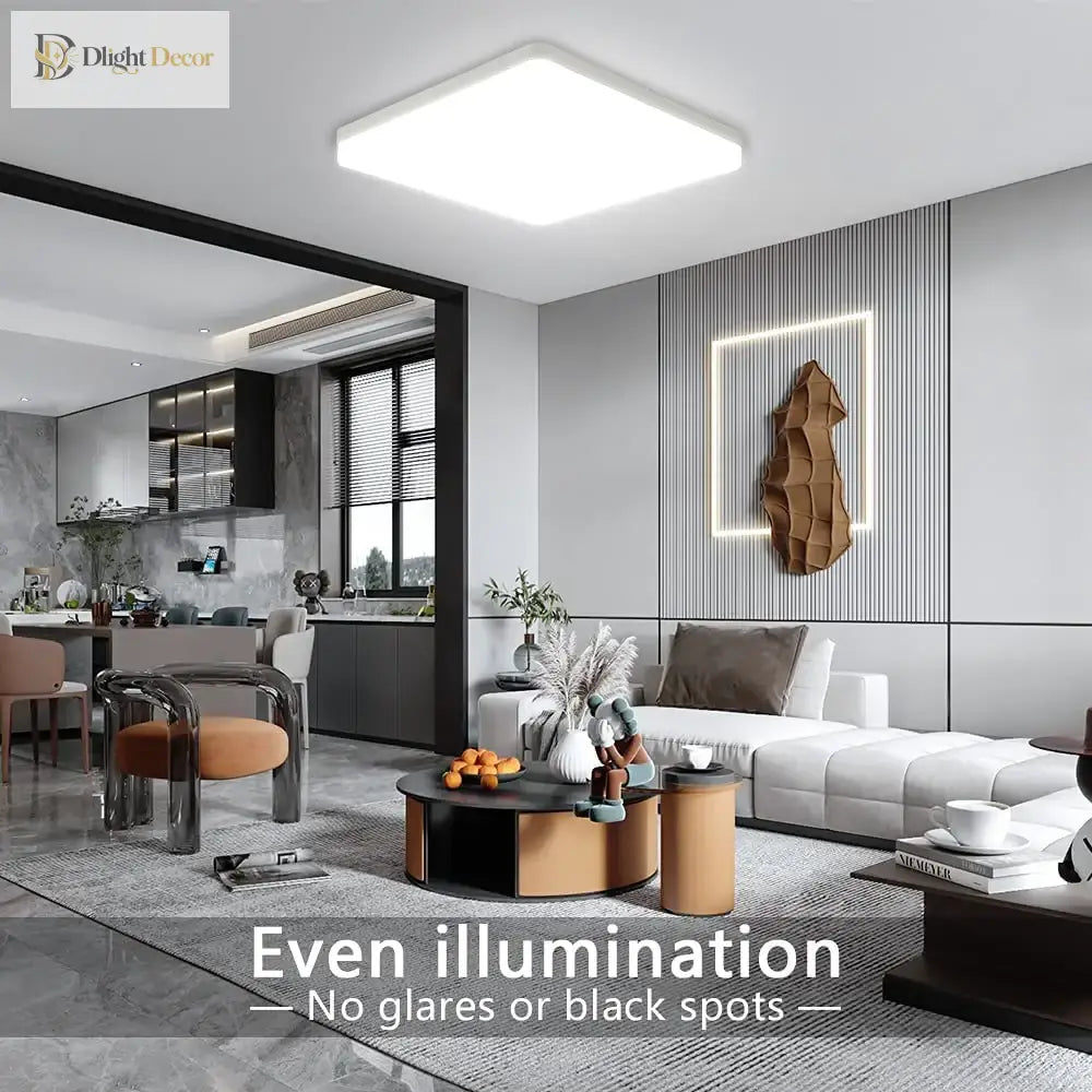 New Round/Square Led Ceiling Lights - Various Wattages And Light Tones Ideal For Living Rooms