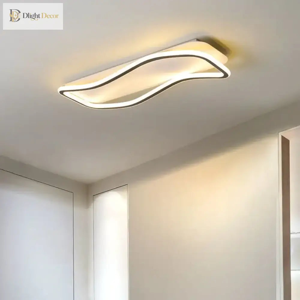 Modern Led Aisle Ceiling Light - Ideal For Corridor Living Room Dining And Bedroom Chandelier Home