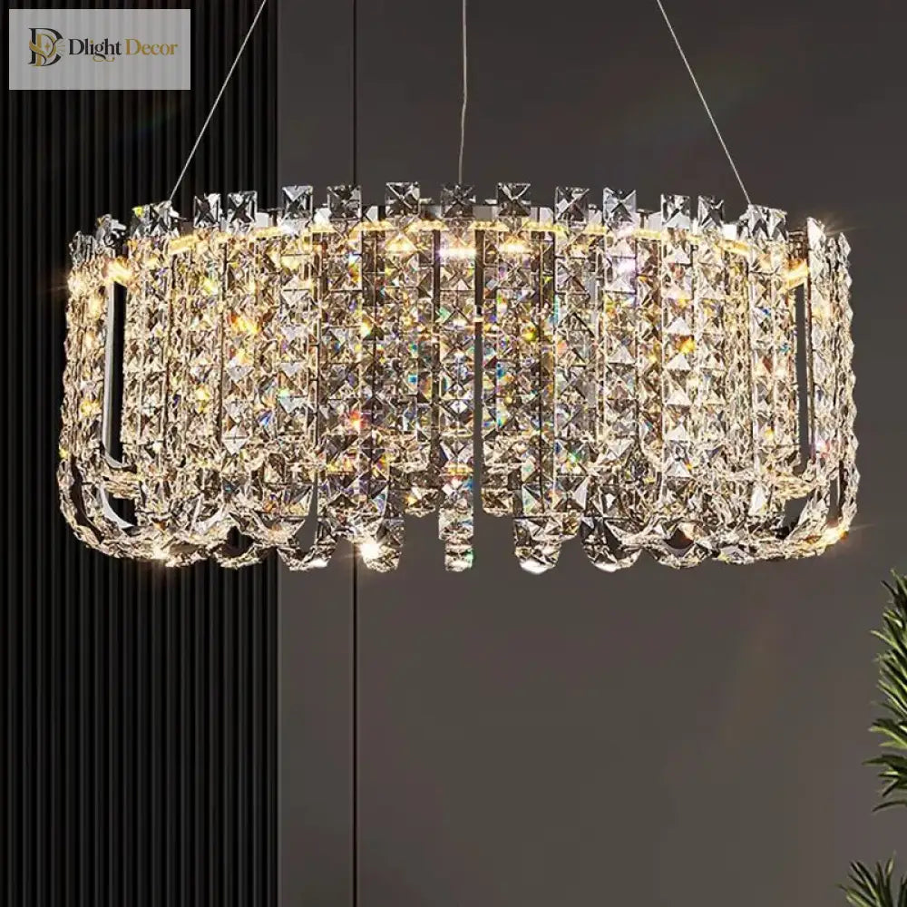 Modern Luxury Crystal Led Chandeliers - Illuminating Elegance For Living And Dining Rooms Chandelier