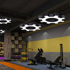 Modern Gear-Shaped LED Pendant Light – product view 1