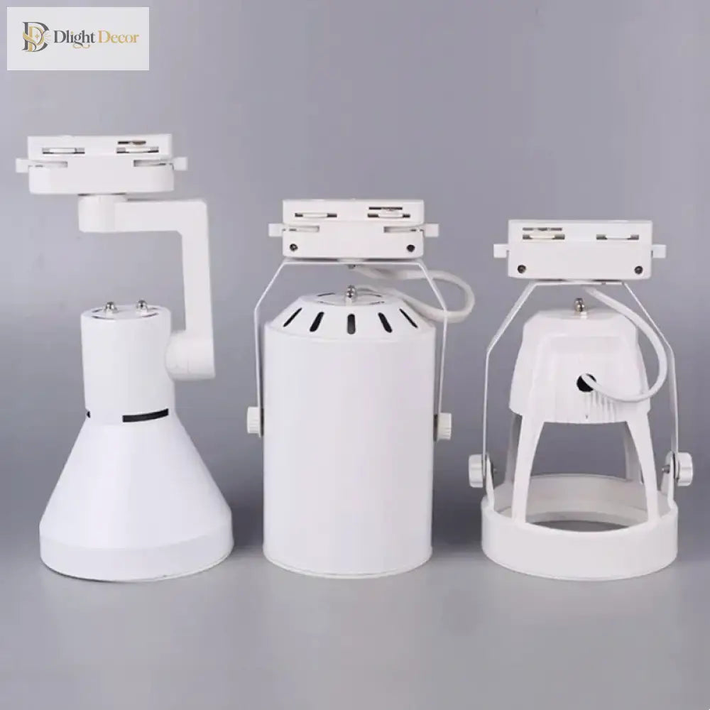 E27 LED Track Light Holder Base - 2-Wire Rotatable Ceiling Rail Lamp Fittings ceiling light