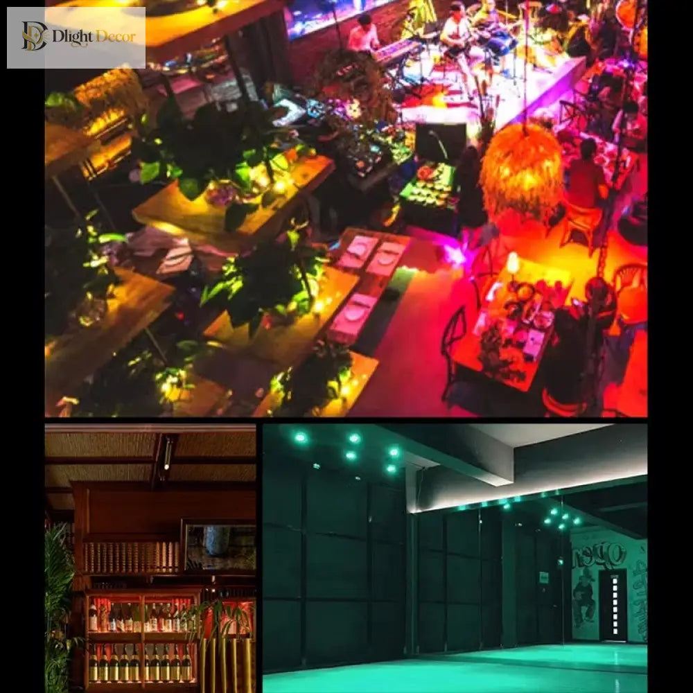 RGB LED Track Light - 16 Colors Stage Lighting Fixture for Neon Bar and KTV Decor ceiling light