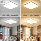Modern Led Ceiling Lamp - Brighten Your Space With Square Elegance Ceiling Light