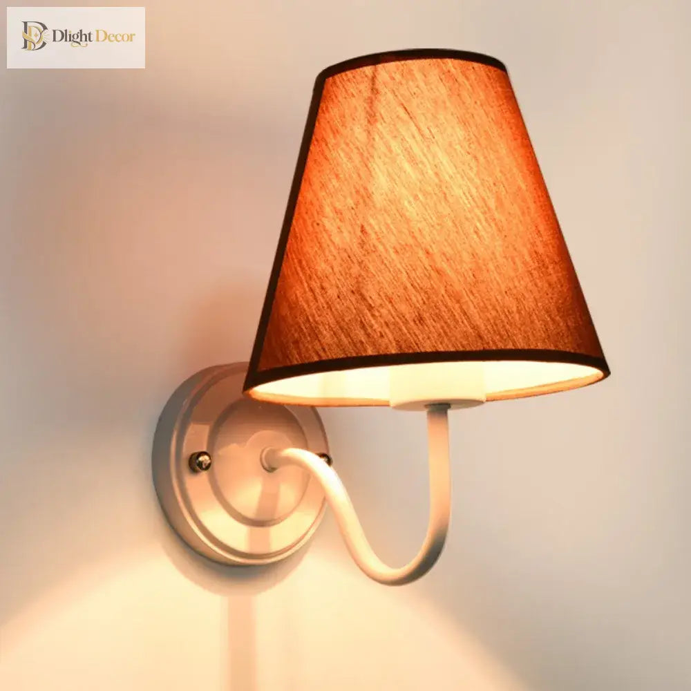 Led Wall Sconces - Contemporary Interior Lamp With Aluminum Shell Ideal For Indoor Bedroom And