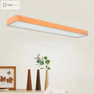 Mckenzie Modern Wooden Led Pendant Lamp: Warm Light For Your Workspace