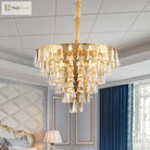 Leia Sparkling 8 - Light Crystal Chandelier - Elegant Ambiance For Your Dining Room