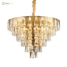 Leia Sparkling 8 - Light Crystal Chandelier - Elegant Ambiance For Your Dining Room