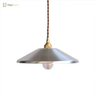 Liam’s Industrial Pendant - Silver Saucer Garage Light