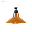 Lilah Orange Cone Flushmount: Vintage Flair For Your Balcony**