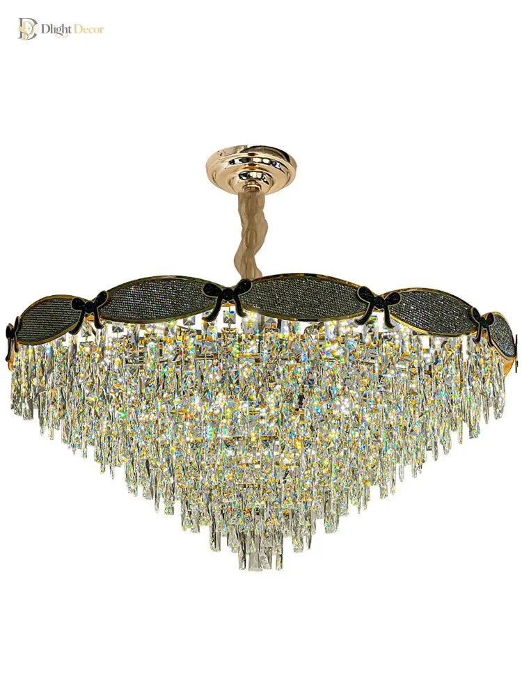 Living Room Lamp - Postmodern Light Luxury Crystal Chandelier New High - End Design For Atmosphere