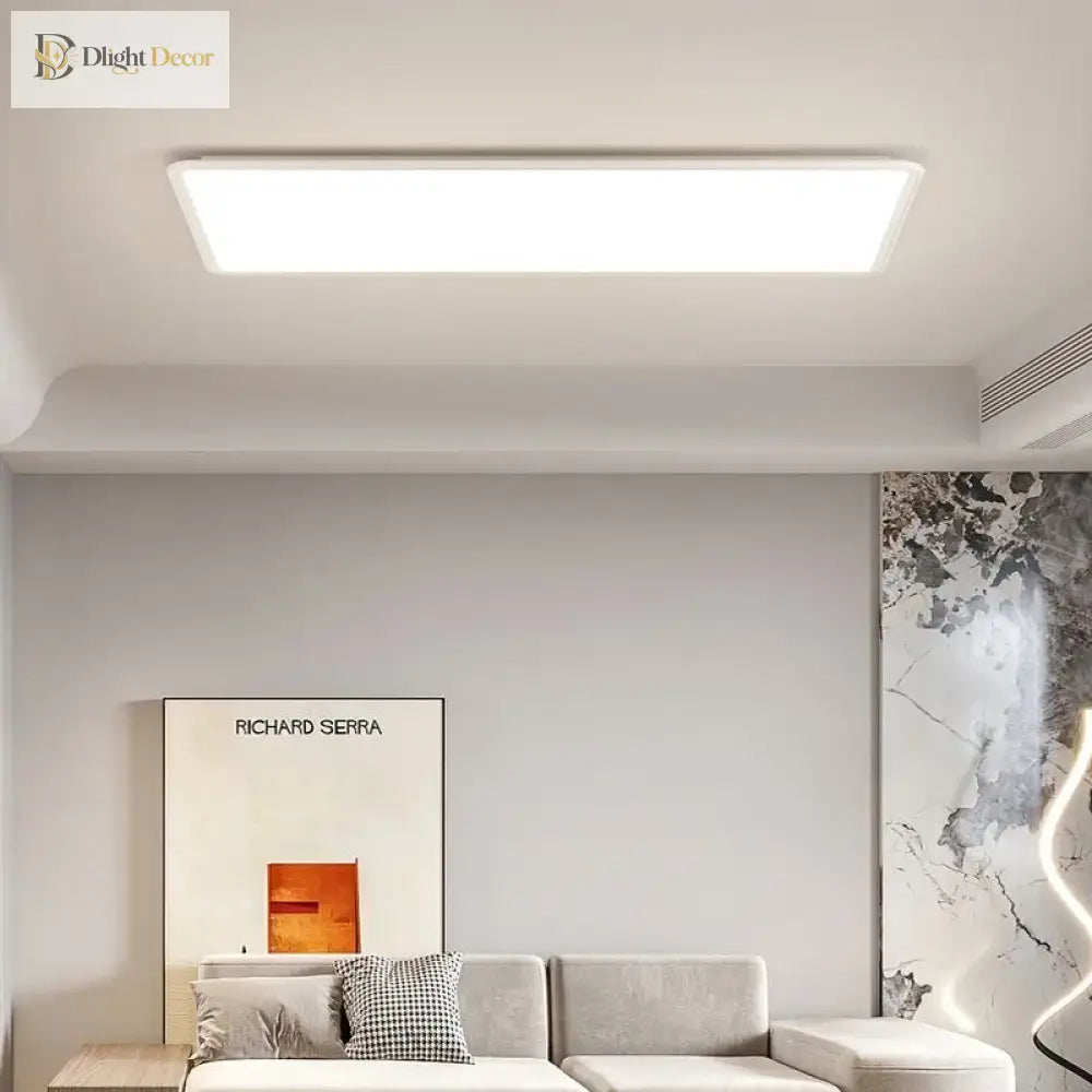Living Room Ceiling Light - Modern Minimalist Lighting Fixture Ultra - Thin Nordic Bedroom Indoor