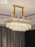 Living Room Chandelier - Light Luxury Crystal Elegance For Modern Dining And Bedroom Ambiance