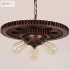 Loft Retro Industrial Iron Chandelier Pendant Lamp - Personality Fixture For Hotel Restaurant Bar