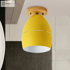 Londyn Modern Oval Semi - Flush Mount: Colorful Accent Lighting For Your Bedroom