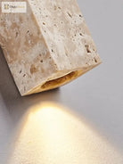 Long Wall Lamp With Led - Retro Stone Design For Bedroom Living Room And Staircase Atmosphere