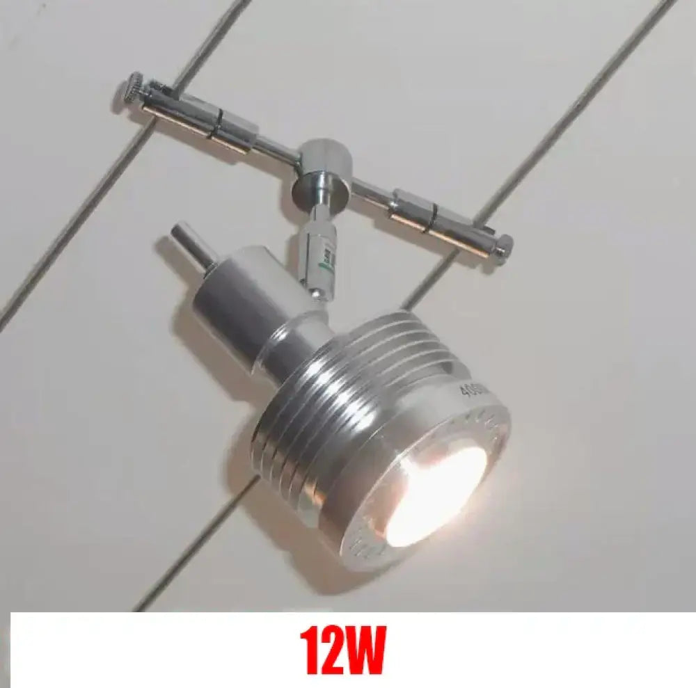 Low-Voltage Steel Wire Track Spotlights – configuration option 10