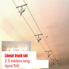 Low-Voltage Steel Wire Track Spotlights – configuration option 14